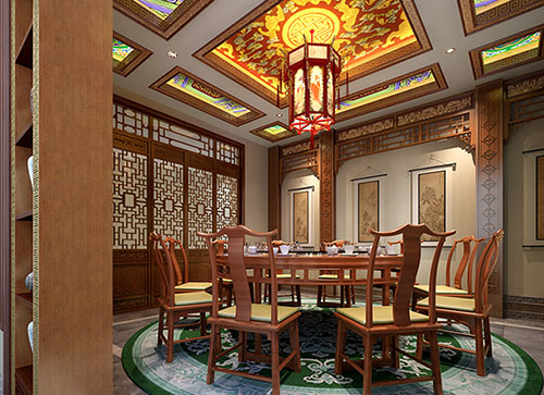 昌吉中式古典风格家居装修设计效果图